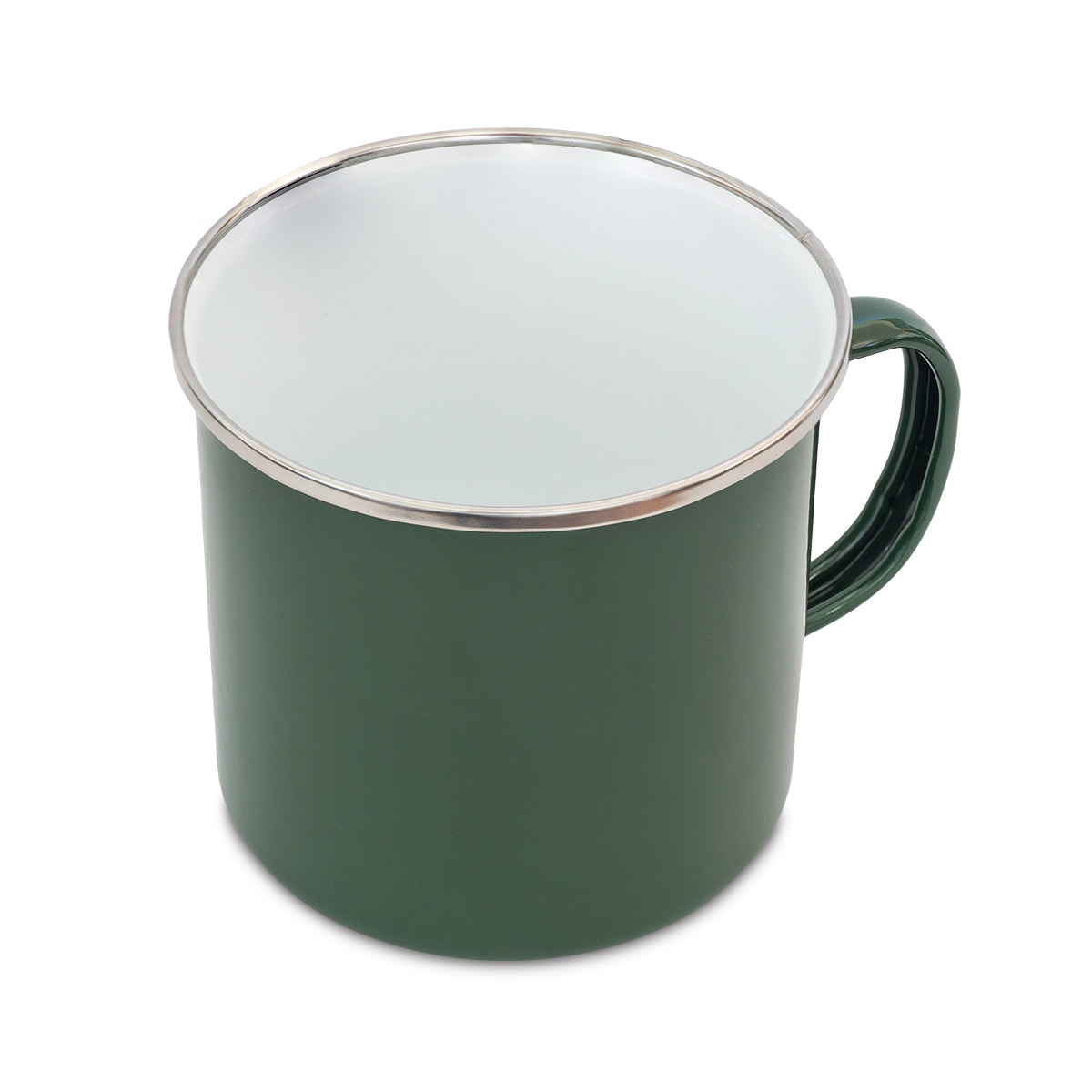 R08231.05 - Kubek emaliowany Oldschool 500 ml, zielony