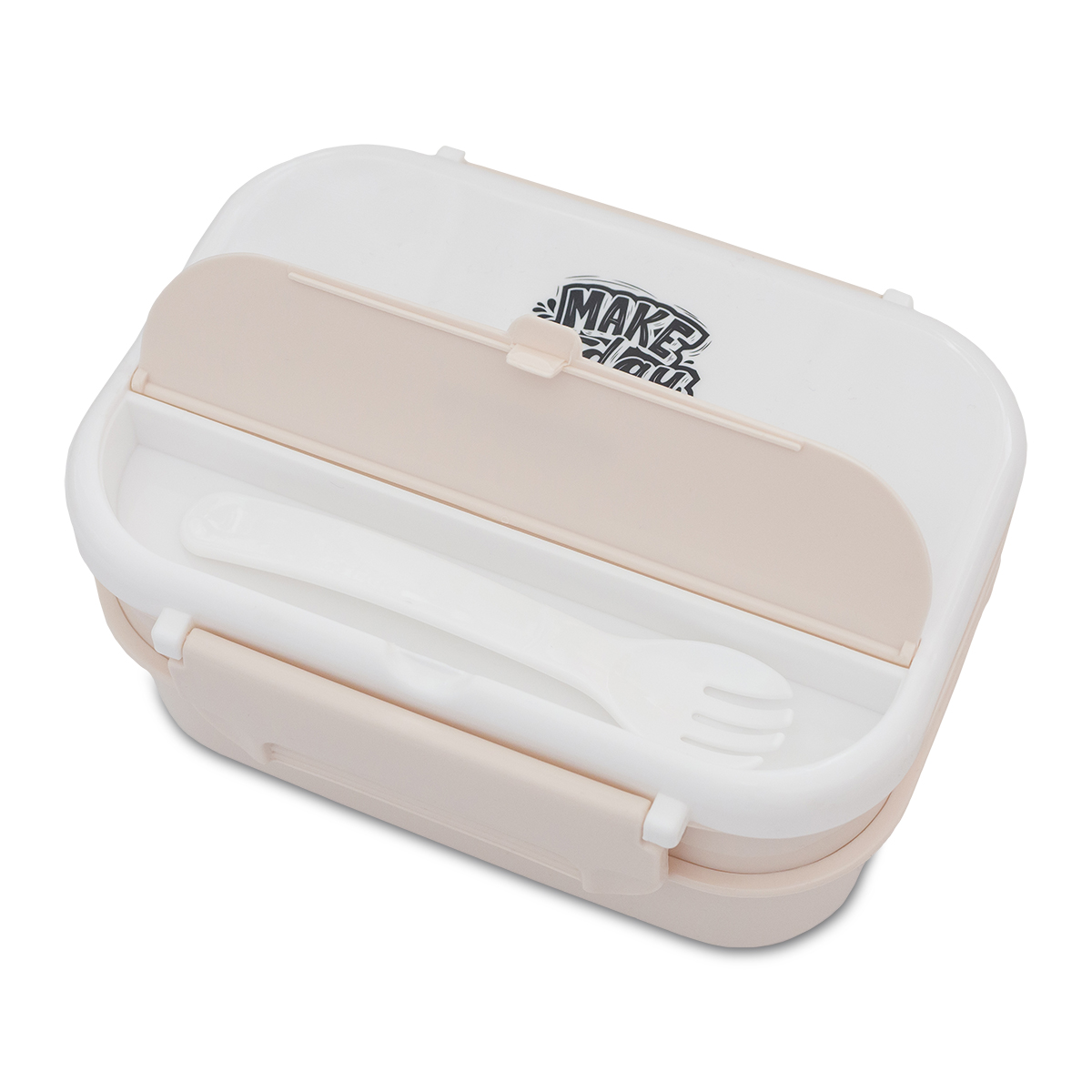 R08241.13 - Pojemnik na lunch Healthyway 1200 ml, beżowy