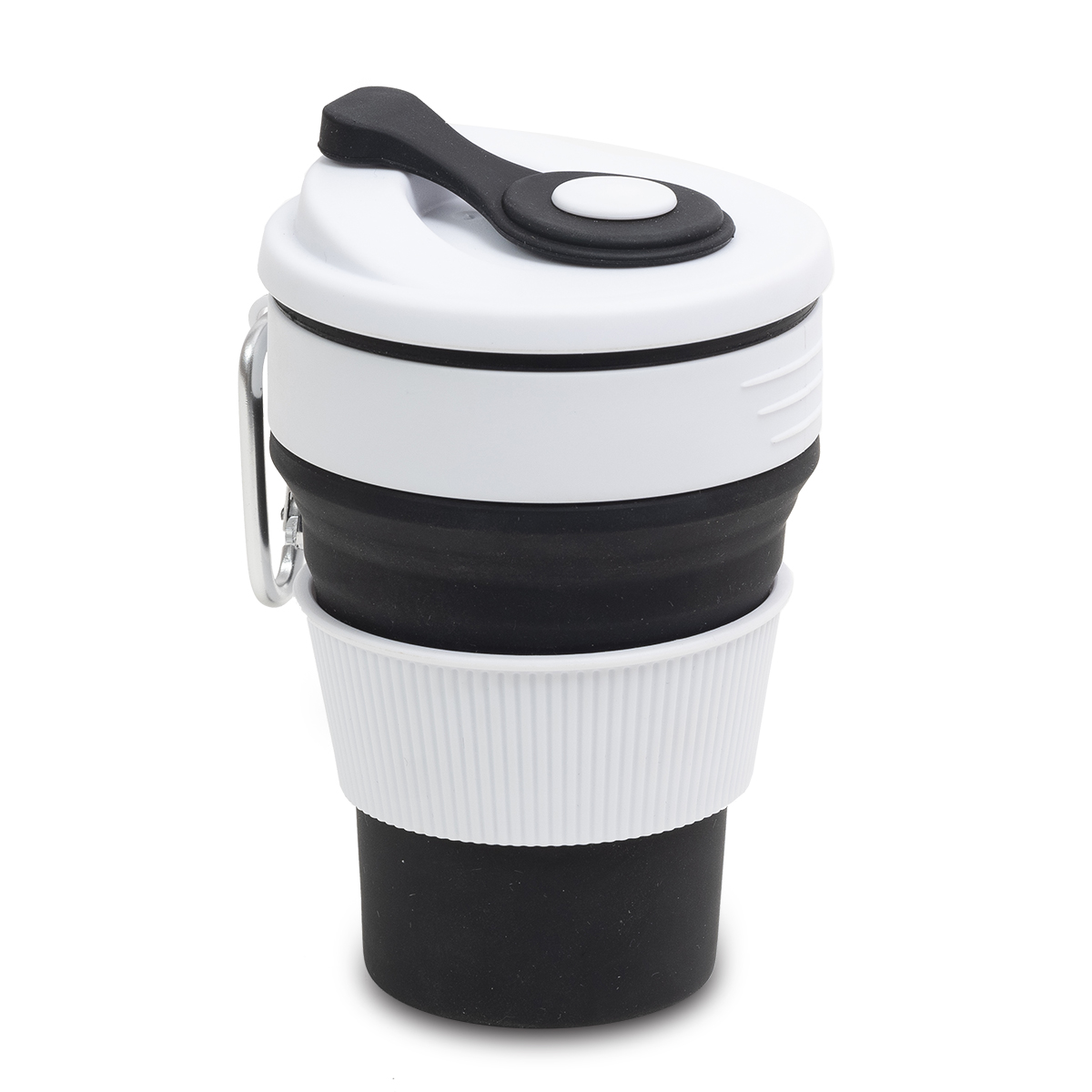R08258.02 - Kubek silikonowy Flexi 350 ml, czarny
