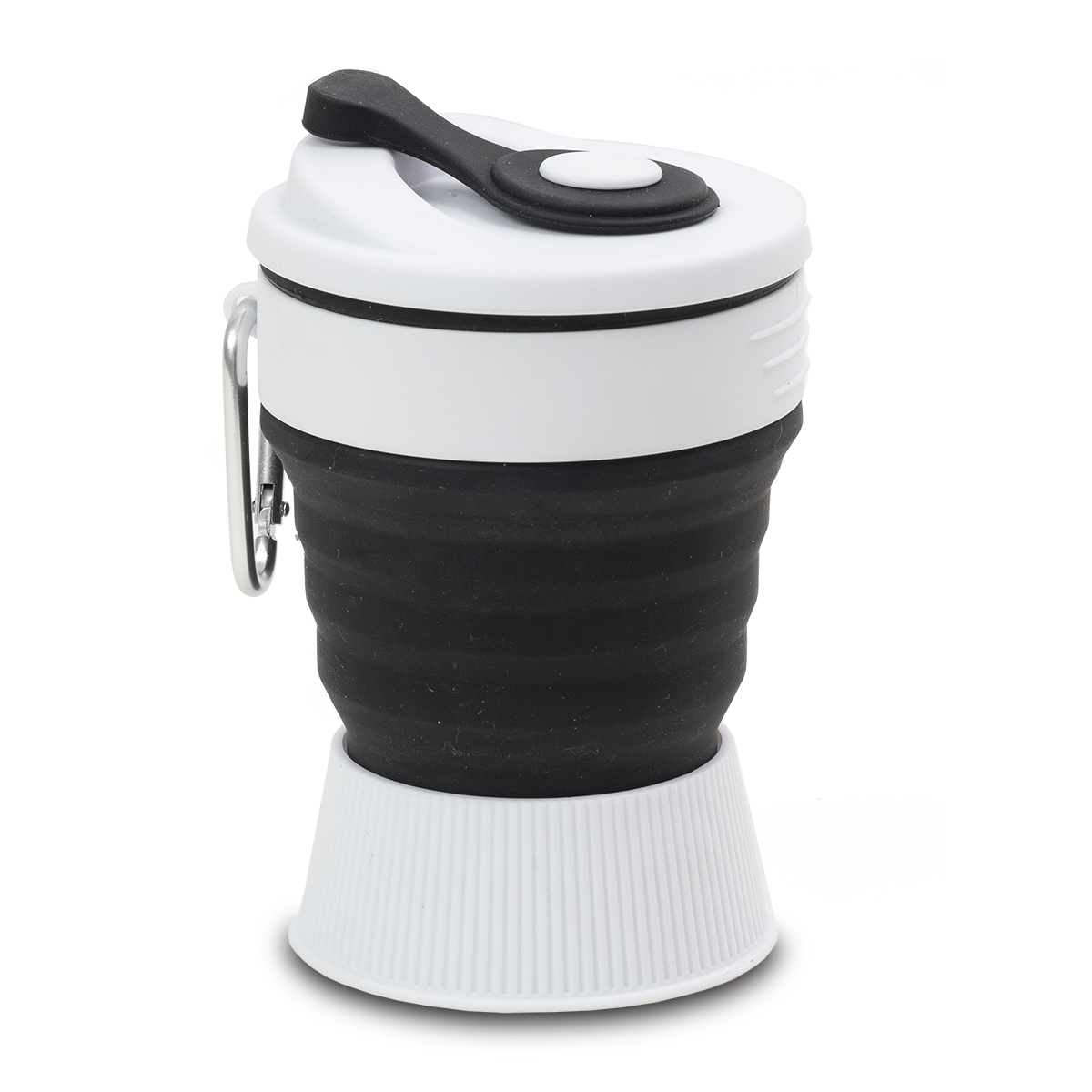 R08258.02 - Kubek silikonowy Flexi 350 ml, czarny