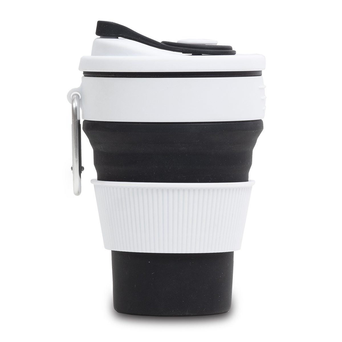 R08258.02 - Kubek silikonowy Flexi 350 ml, czarny