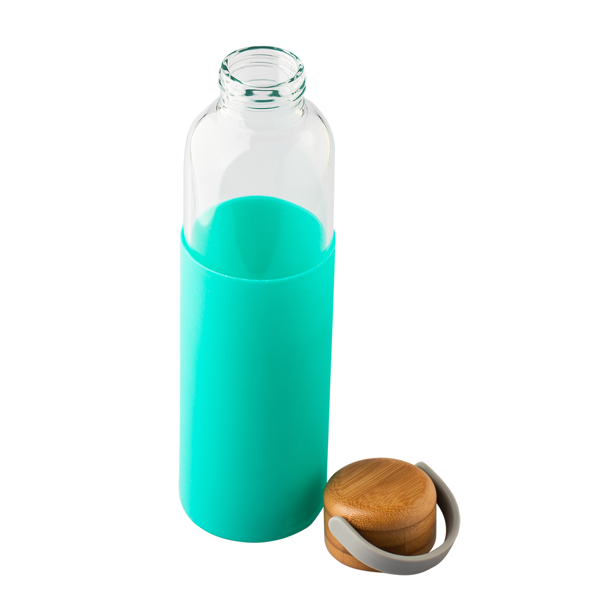 R08272.05 - Szklana butelka Refresh 560 ml, zielony