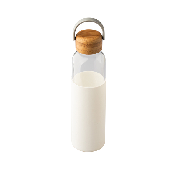 R08272.06 - Szklana butelka Refresh 560 ml, biały