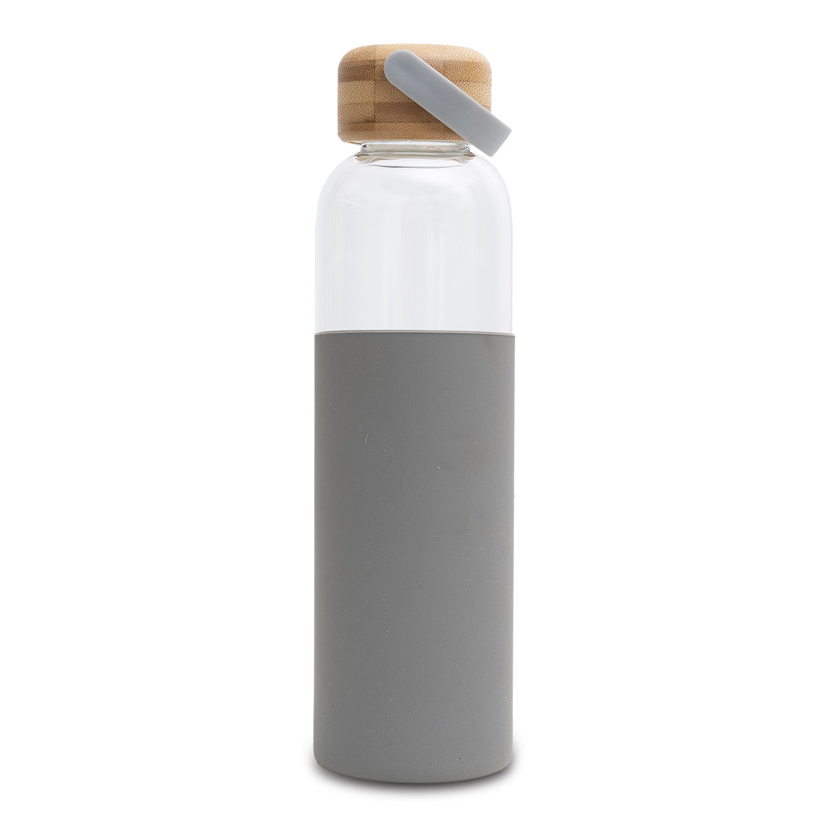 R08272.21 - Szklana butelka Refresh 560 ml, szary