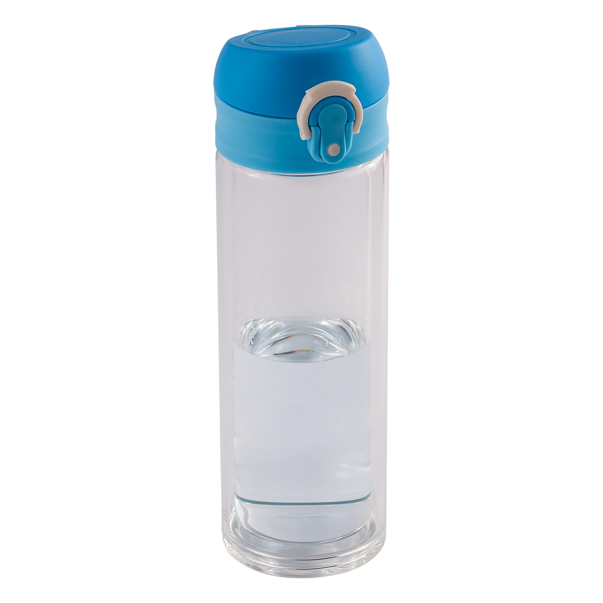 R08284.28 - Butelka szklana Abisko 280 ml, jasny niebieski