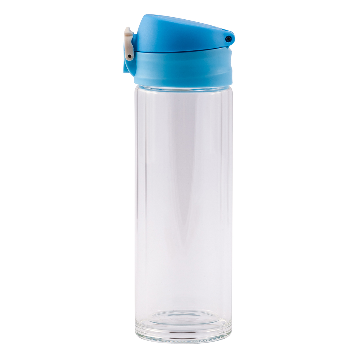 R08284.28 - Butelka szklana Abisko 280 ml, jasny niebieski