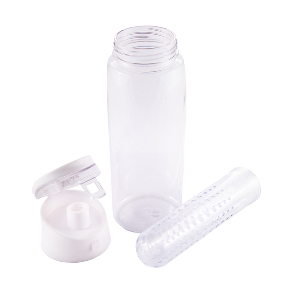 R08313.06 - Bidon Frutello 700 ml, biały/transparentny