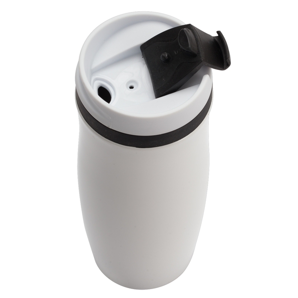 R08336.02.O - Kubek termiczny Viki 390 ml, czarny/biały