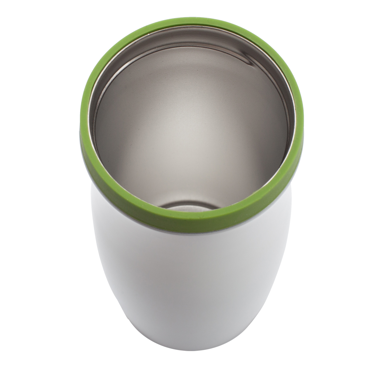 R08336.05 - Kubek termiczny Viki 390 ml, zielony/biały