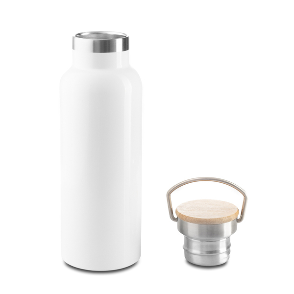 R08412.06 - Butelka termiczna Malmo 500 ml, biały