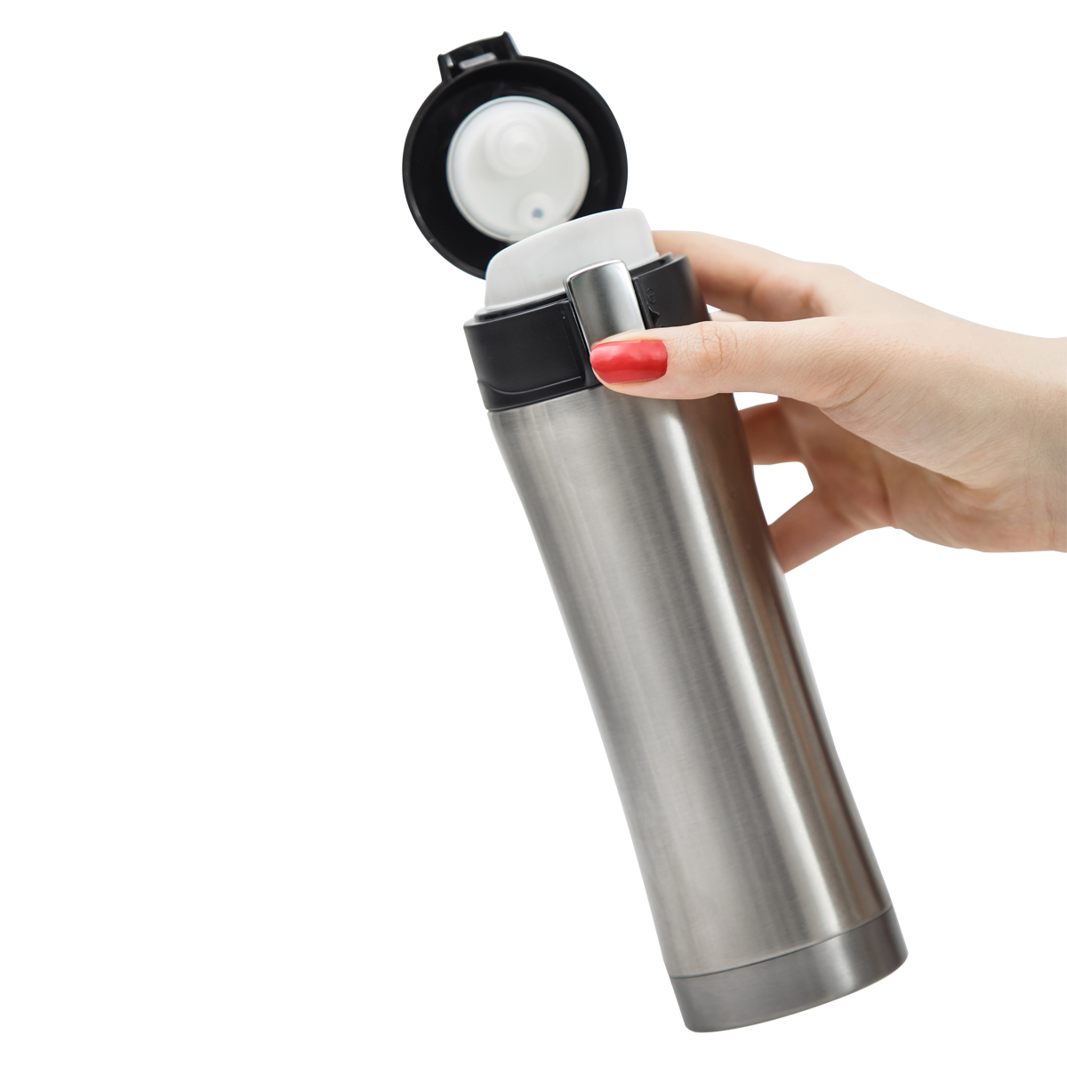 R08424.01 - Kubek termiczny Secure 400 ml, srebrny