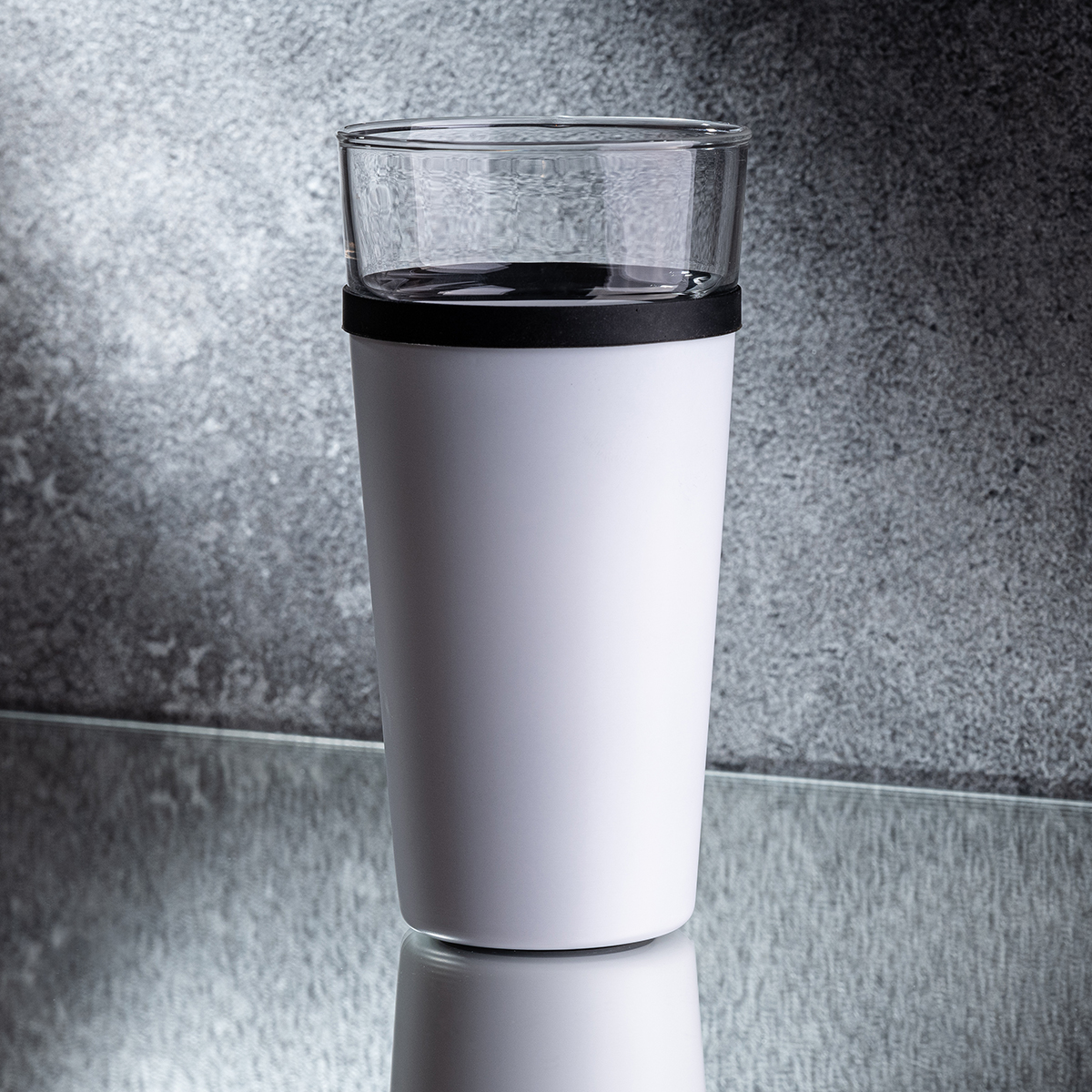 R08431.06 - Kubek szklany Alpena 400 ml, biały