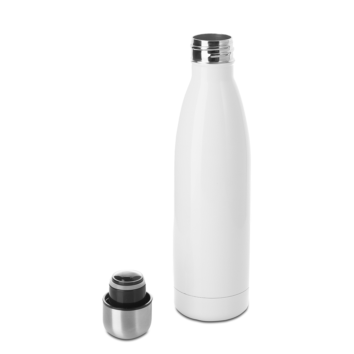 R08434.06.O - Butelka termiczna Kenora 500 ml, biały