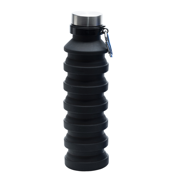 R08436.02 - Składany bidon sportowy Makalu 550 ml, czarny