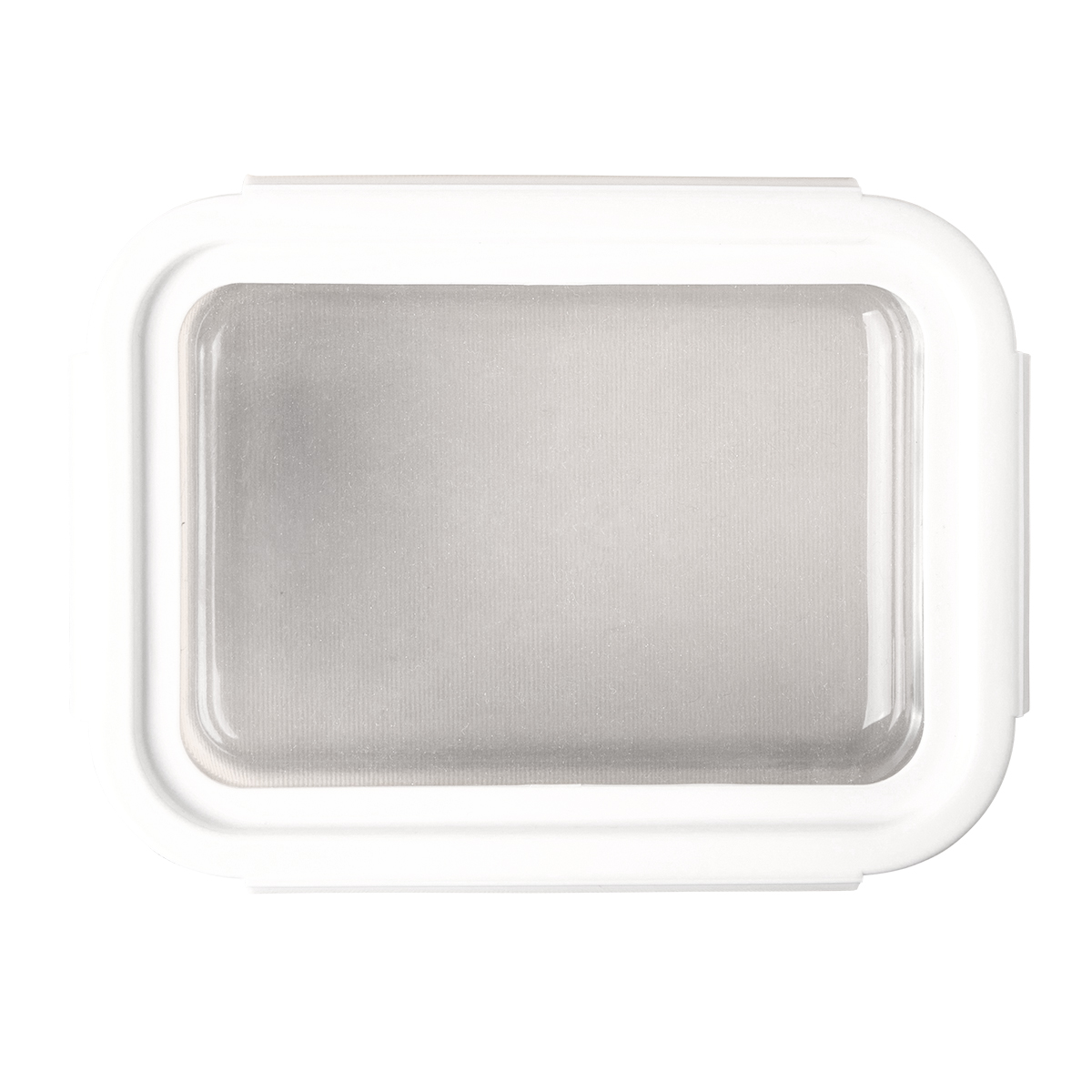 R08442.00 - Lunch box Delect 900 ml, biały/transparentny