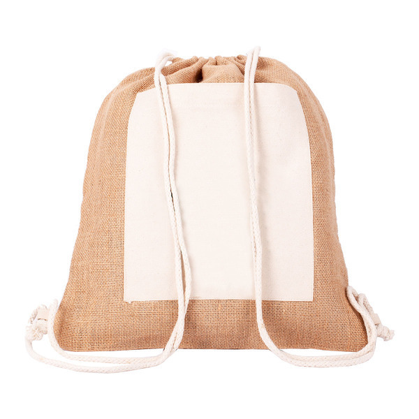 R08505.10 - Plecak jutowy Eco-Pure, brązowy