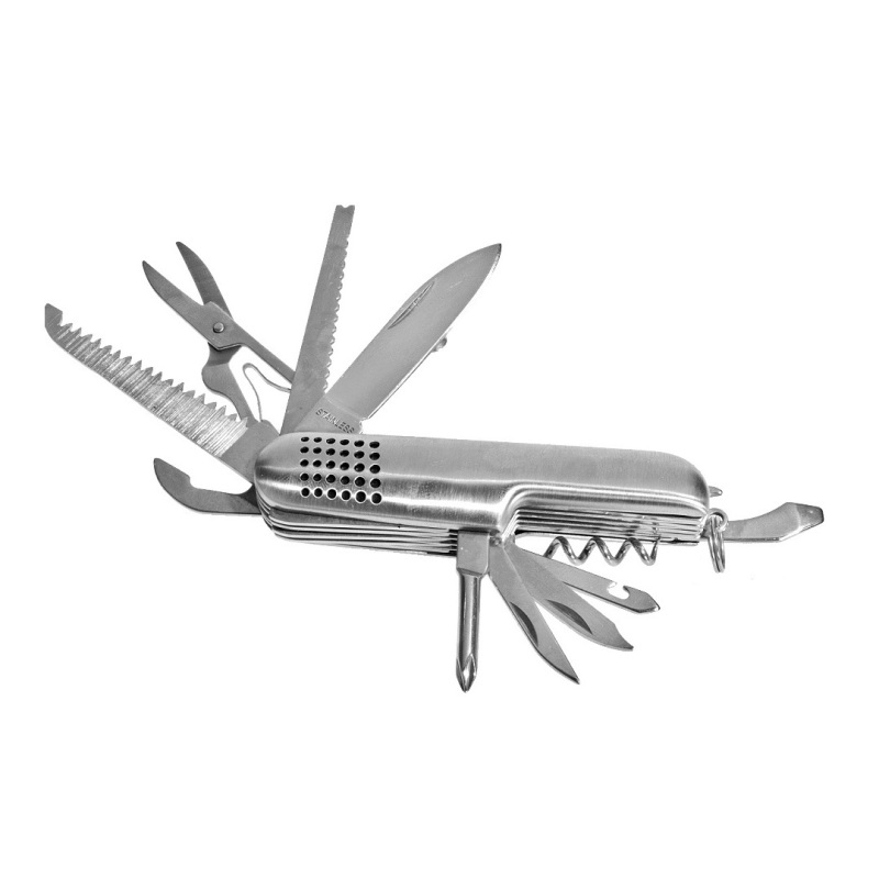 R17524 - Scyzoryk 13-funkcyjny Singen, srebrny