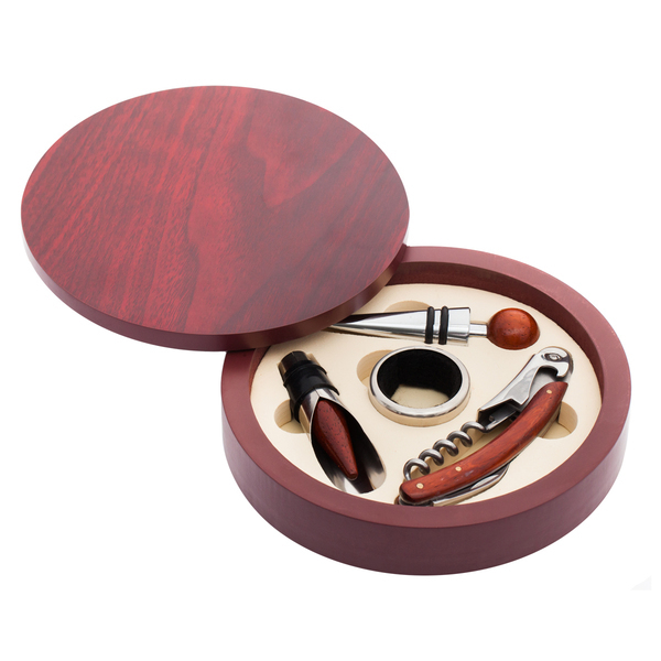 R22558.82 - Zestaw do wina Limoges, bordowy