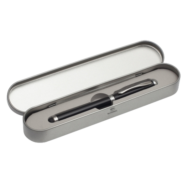 R35423.02 - Długopis ze wskaźnikiem laserowym Supreme – 4 w 1, czarny