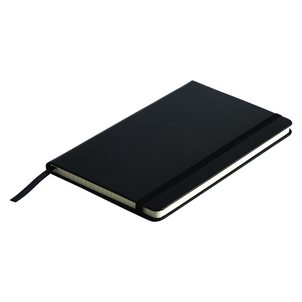 R64227.02 - Notatnik 130x210/80k kratka Asturias, czarny