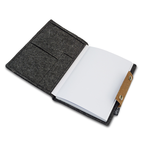 R64264.21 - Organizer w okładce filcowej Iga, szary