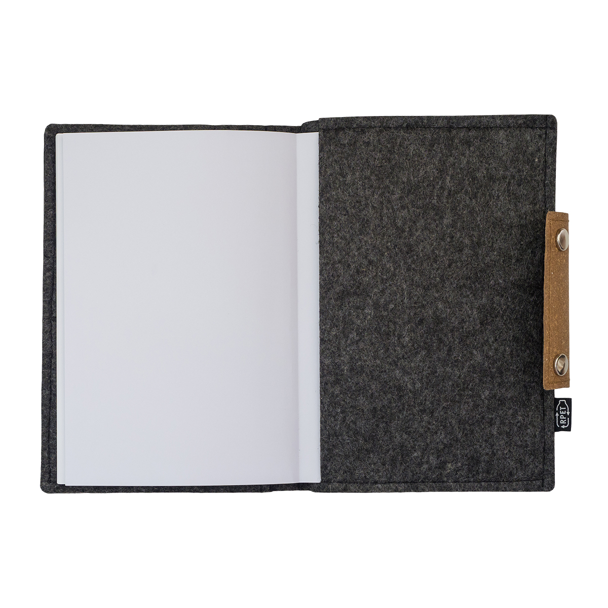R64264.21 - Organizer w okładce filcowej Iga, szary