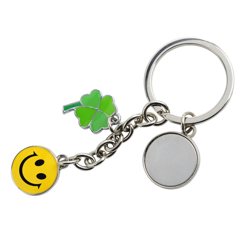 R73224 - Brelok metalowy Luck, srebrny