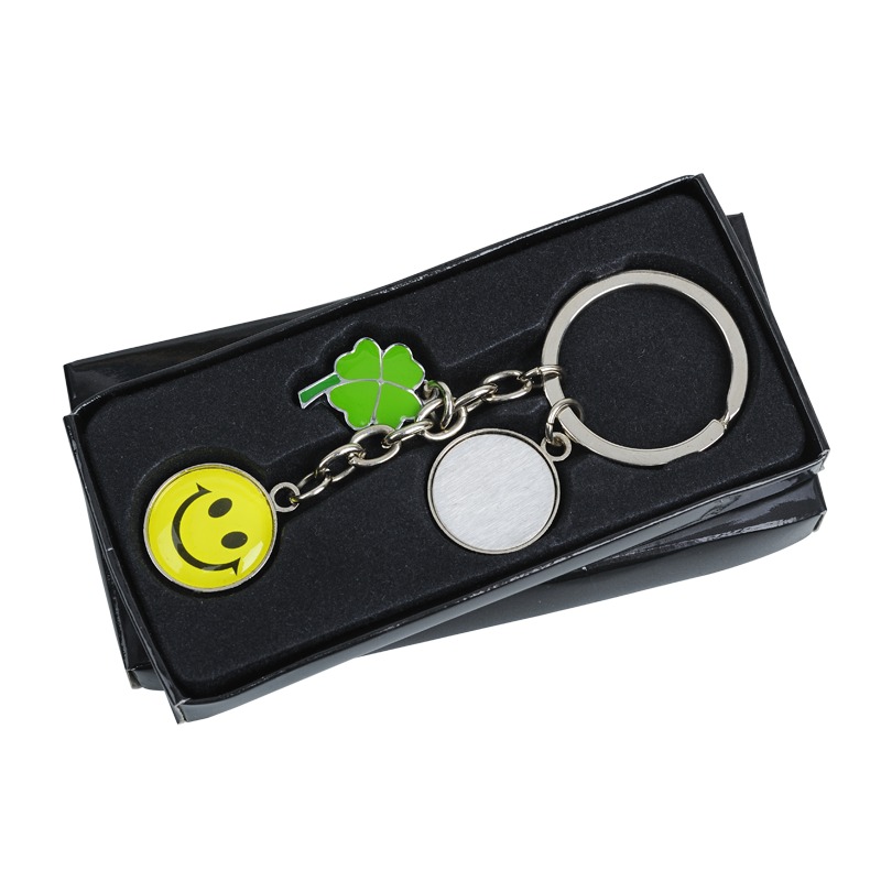 R73224 - Brelok metalowy Luck, srebrny