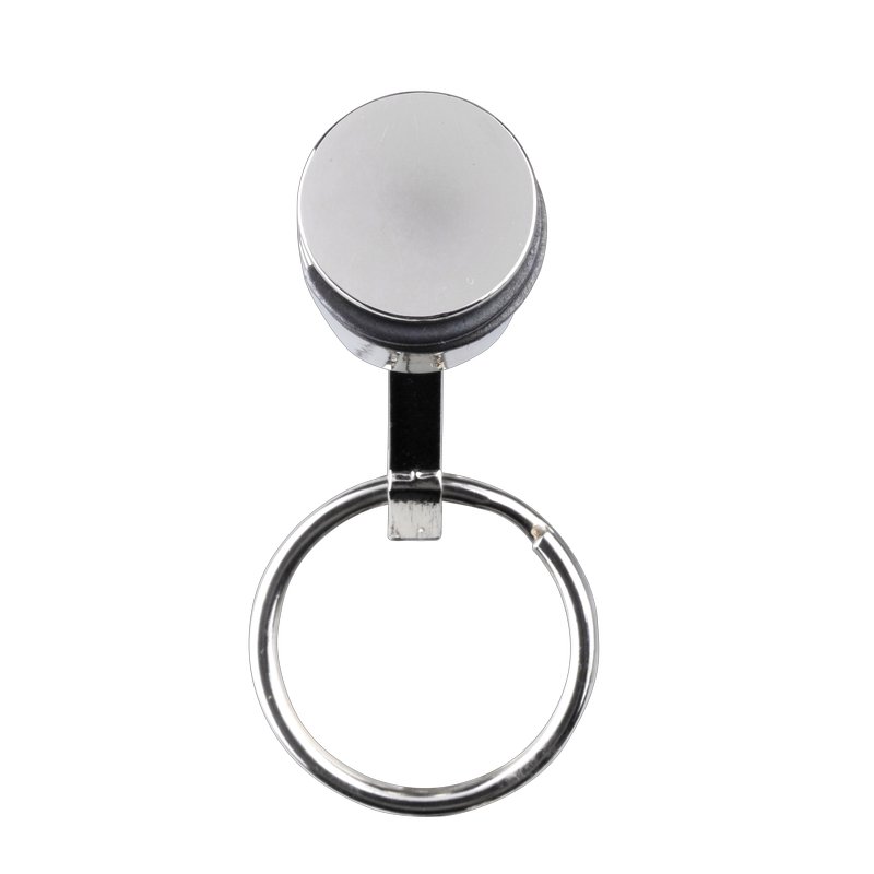 R73225 - Brelok metalowy Piston, srebrny