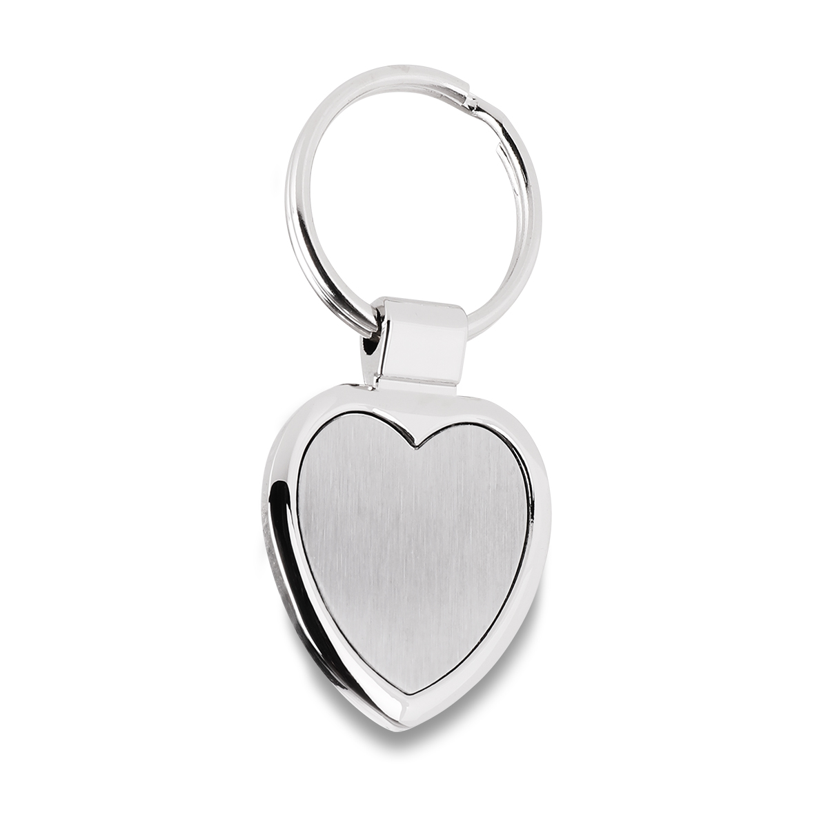 R73277 - Brelok metalowy Stout Heart, srebrny
