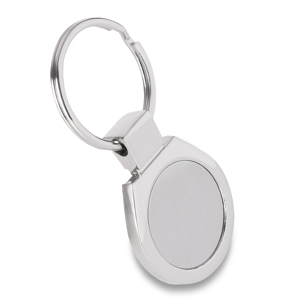 R73281 - Brelok metalowy Metal Promo, srebrny
