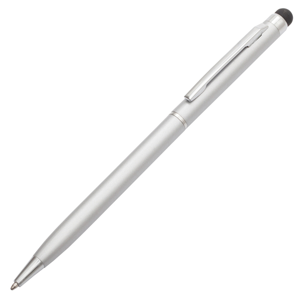 R73408.01 - Długopis aluminiowy Touch Tip, srebrny