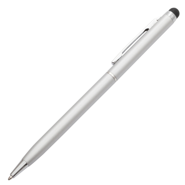 R73408.01 - Długopis aluminiowy Touch Tip, srebrny