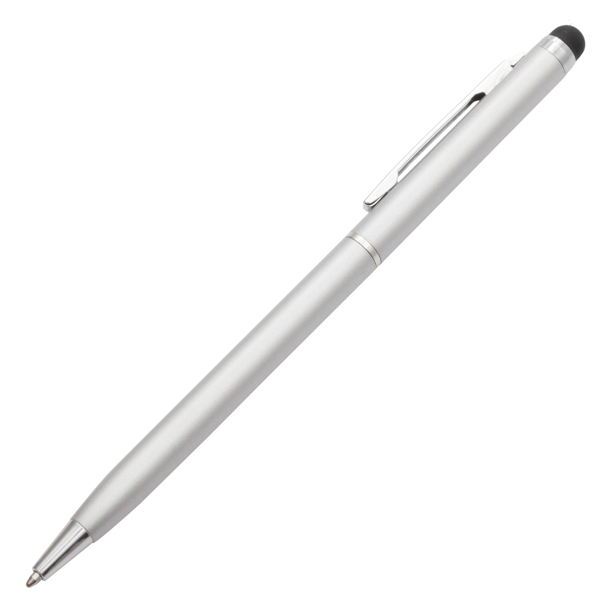 R73408.01 - Długopis aluminiowy Touch Tip, srebrny