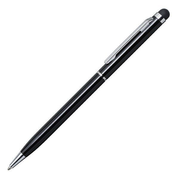 R73408.02 - Długopis aluminiowy Touch Tip, czarny