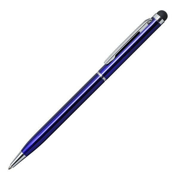 R73408.04 - Długopis aluminiowy Touch Tip, niebieski