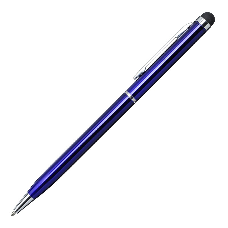 R73408.04 - Długopis aluminiowy Touch Tip, niebieski