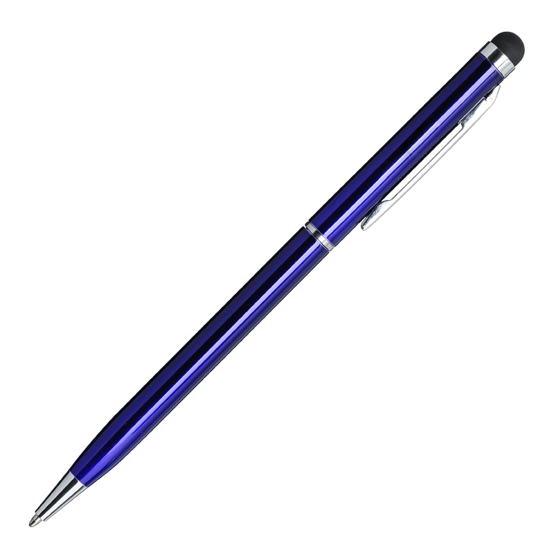 R73408.04 - Długopis aluminiowy Touch Tip, niebieski