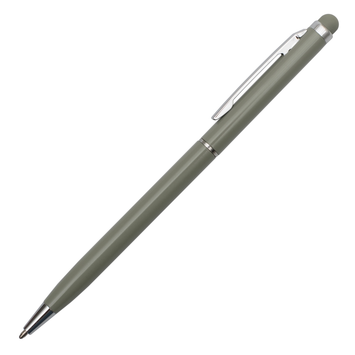 R73408.21 - Długopis aluminiowy Touch Tip, szary