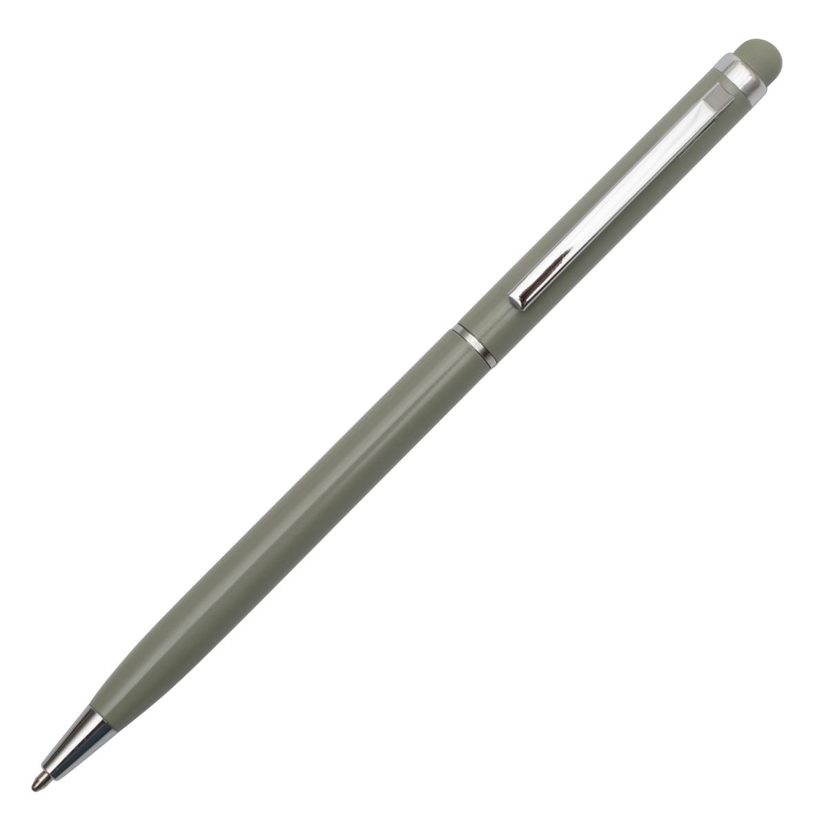 R73408.21 - Długopis aluminiowy Touch Tip, szary