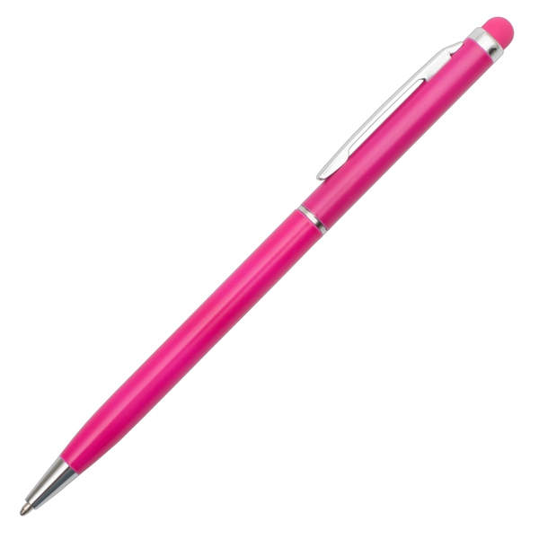 R73408.34 - Długopis aluminiowy Touch Tip, magenta