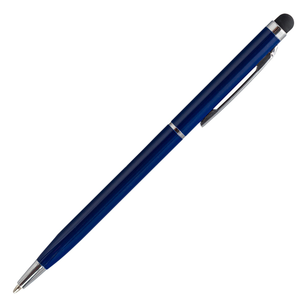 R73408.42 - Długopis aluminiowy Touch Tip, granatowy