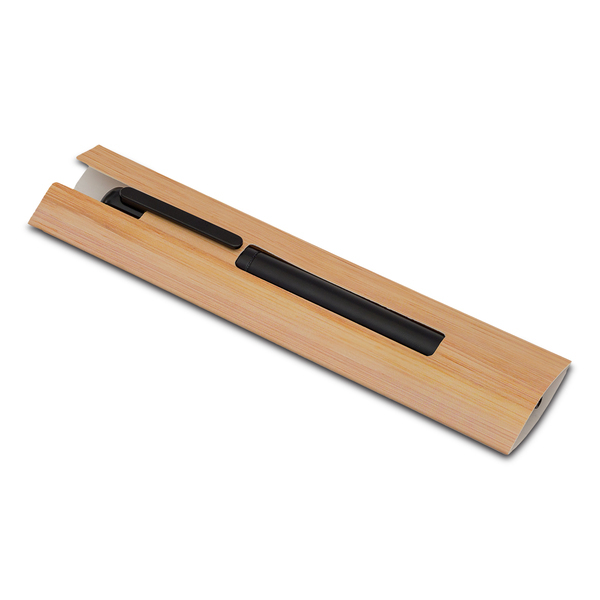 R73439.02 - Metalowy długopis w etui Jerome, czarny