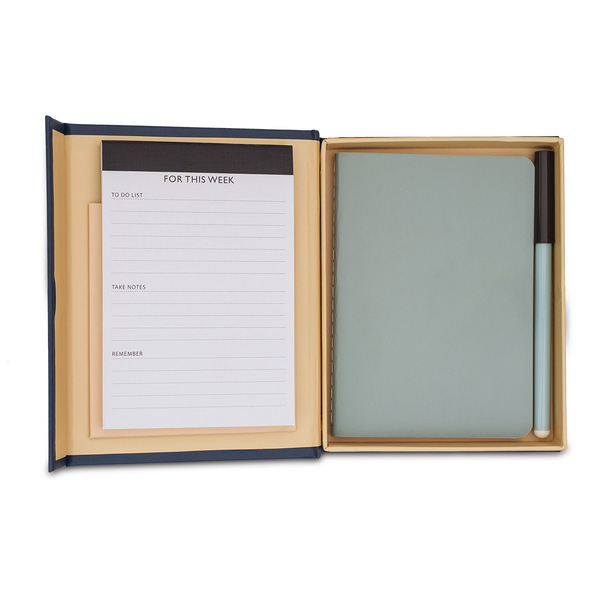 R73648.42 - Notes i planner w upominkowym pudełku Kampa, granatowy