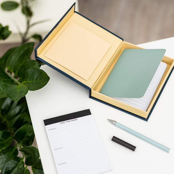 R73648.42 - Notes i planner w upominkowym pudełku Kampa, granatowy