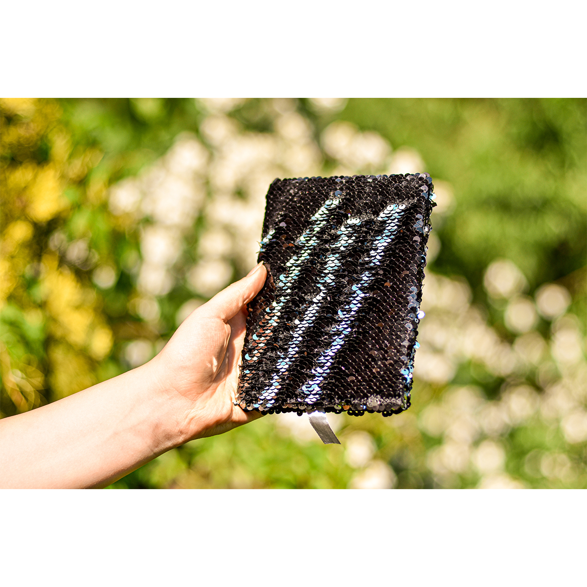 R73652.02 - Notes 120x180/80k linia Sequin, czarny