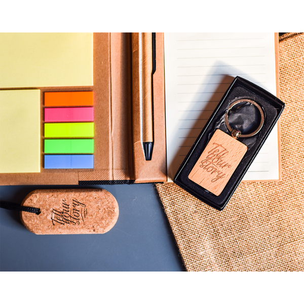 R73661.02 - Notes memo 100x180/70k linia Kraft Paper, czarny/beżowy