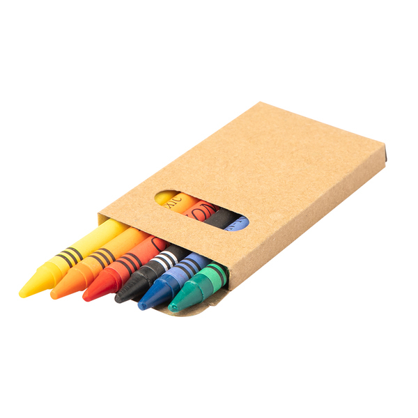 R73769.10 - Zestaw kredek woskowych 8 cm, ecru