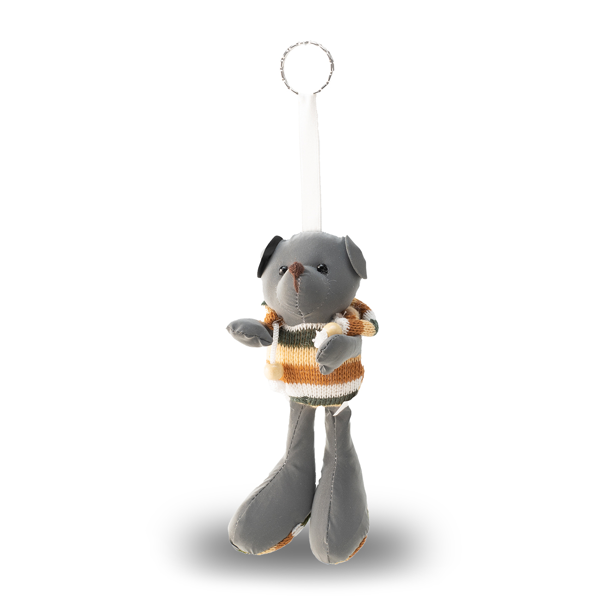R73840 - Brelok Teddy, szary
