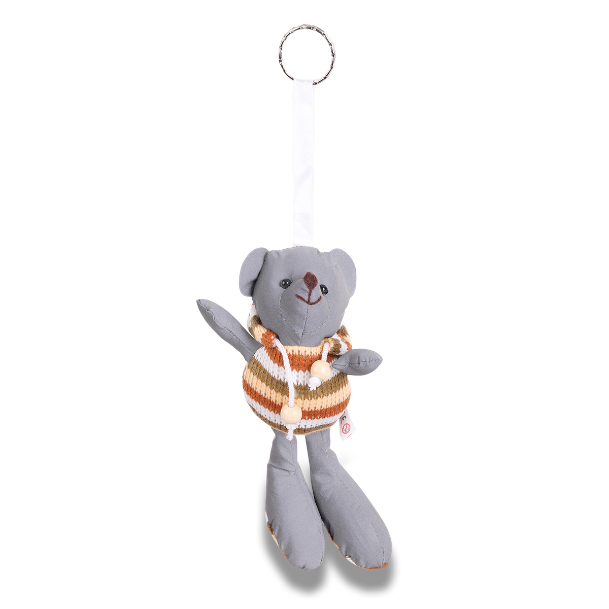 R73840 - Brelok Teddy, szary